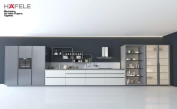 Hafele Profin Aluminium Profile Range Redefines Modern Kitchens with Stack Modular Shelving