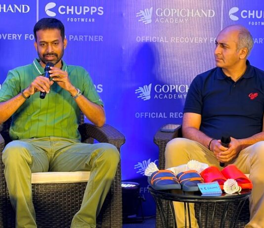Chupps Footwear Partners with P. Gopichand Badminton Academy
